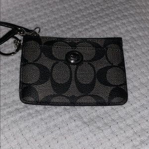 Black Coach Wristlet